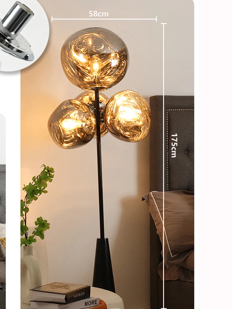 Luxury Simplified Floor Lamp - Modern Standing Light for Living Room & Bedroom