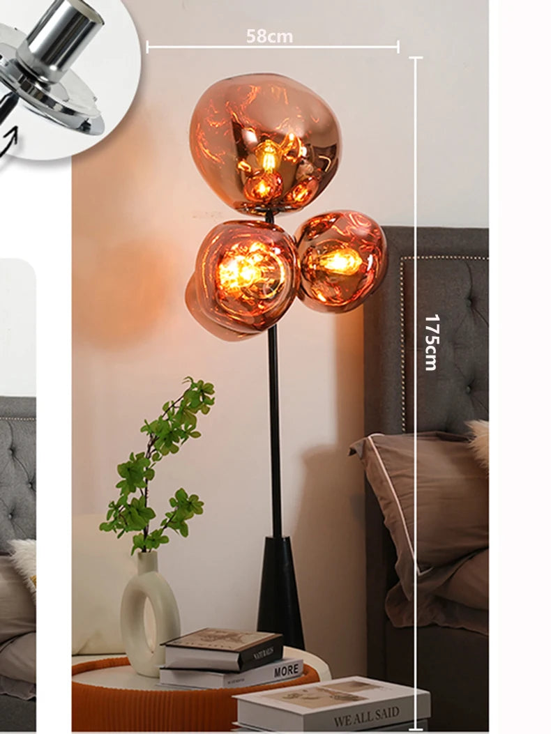 Luxury Simplified Floor Lamp - Modern Standing Light for Living Room & Bedroom
