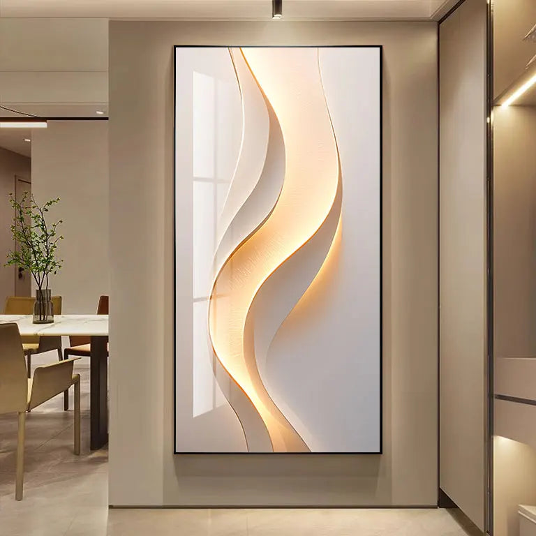Modern Minimalist LED Wall Art - Abstract Entryway Decorative Painting