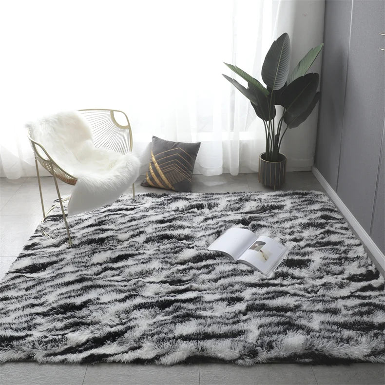 Premium Fluffy Shag Rug - Extra Soft Area Carpet for Living Room
