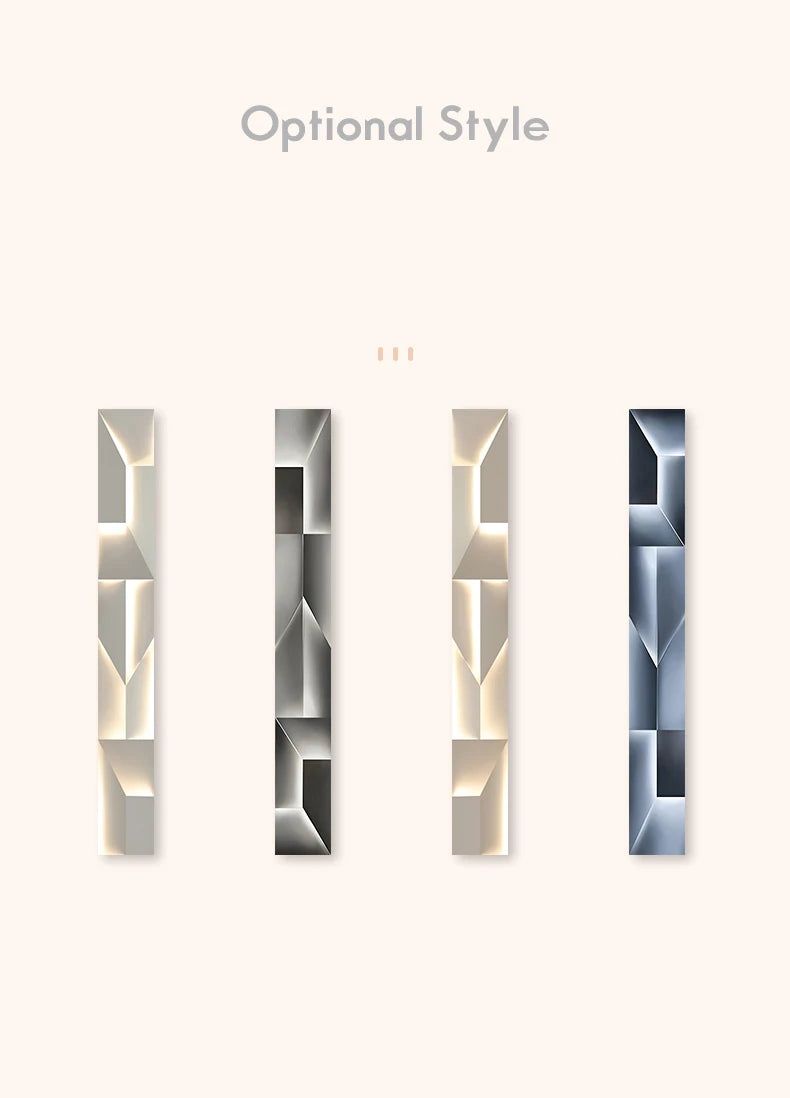 Modern LED Wall Art Light - Minimalist Bedroom & Living Room Decor