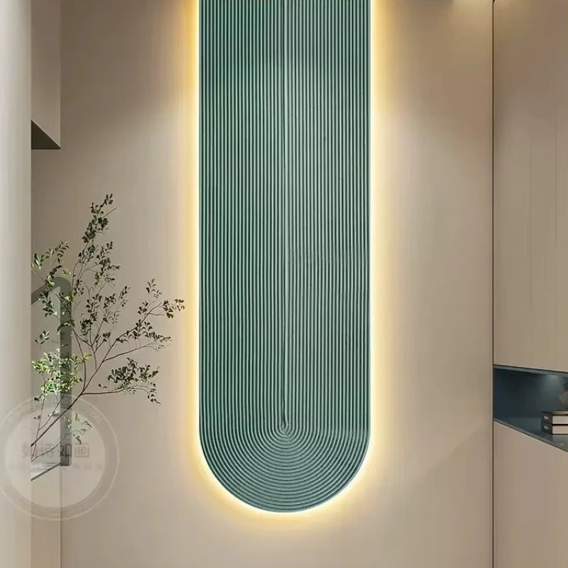 LED Minimalist Line Wall Light - Modern Background Lighting Fixture