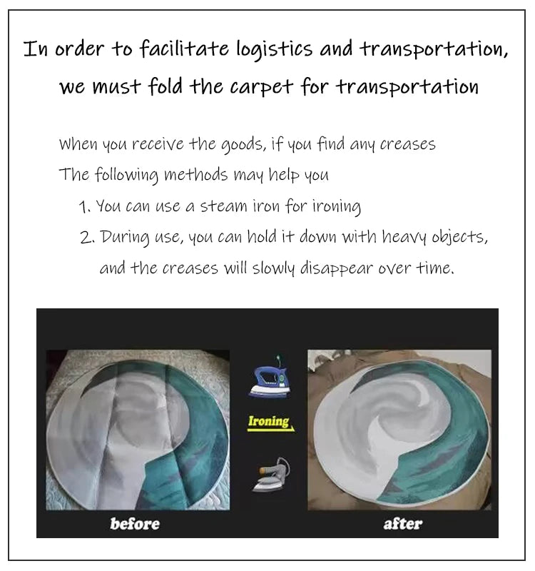 Modern Geometric Area Rug - Luxury Carpet for Living Room & Bedroom