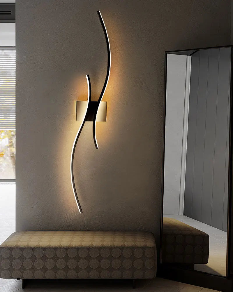 Wireless Rechargeable LED Wall Sconce - Touch Dimmable with Remote Control