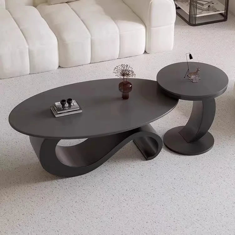 Modern Round Coffee Table - Italian Designer Style