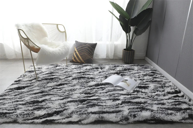 Premium Fluffy Shag Rug - Extra Soft Area Carpet for Living Room