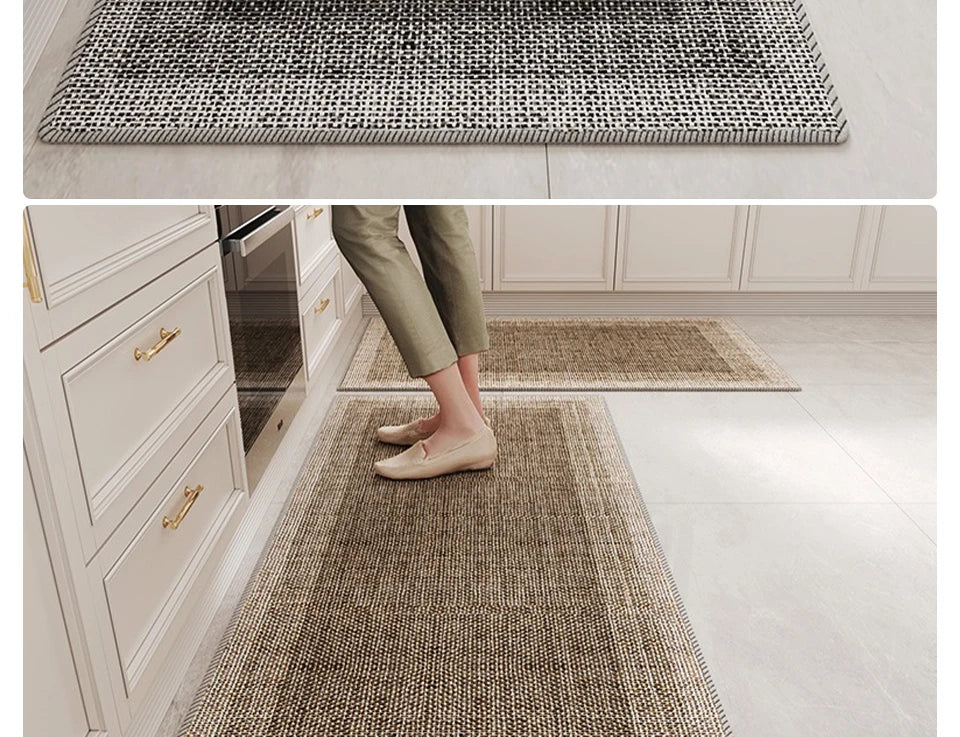 Kitchen Runner Rug - Non-Slip Long Strip Floor Mat for Kitchen & Hallway