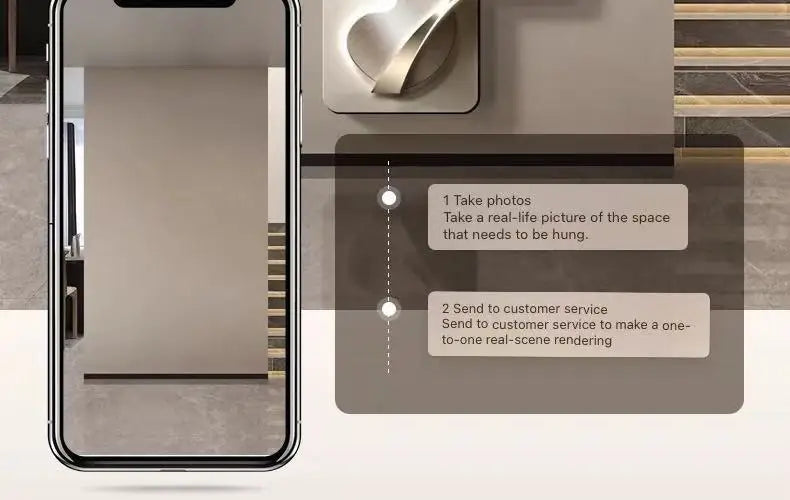 LED Wall Art - High-End Entryway Decorative Painting for Corridors