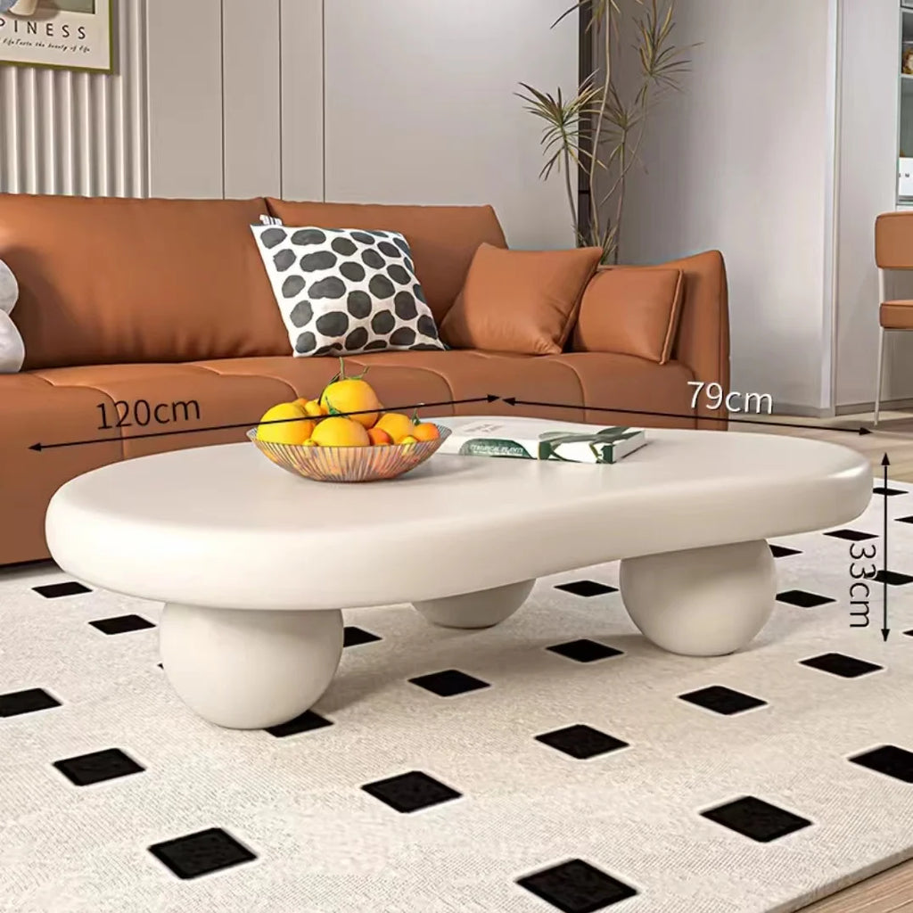 Cream Style Cloud Coffee Table - Modern Living Room Furniture