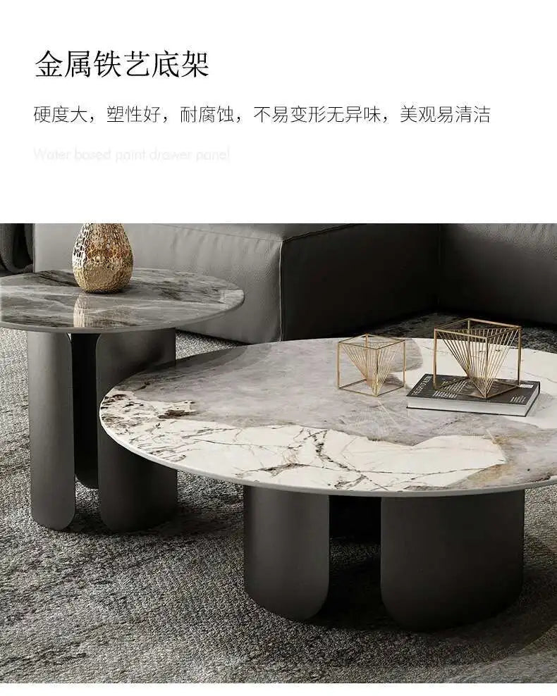 Marble Nordic Coffee Table - Mid Century Modern Design