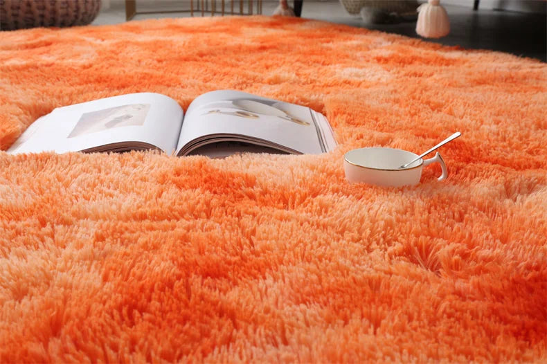 Premium Fluffy Shag Rug - Extra Soft Area Carpet for Living Room