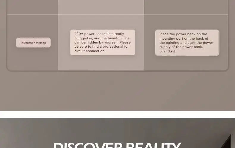 LED Wall Art - High-End Entryway Decorative Painting for Corridors