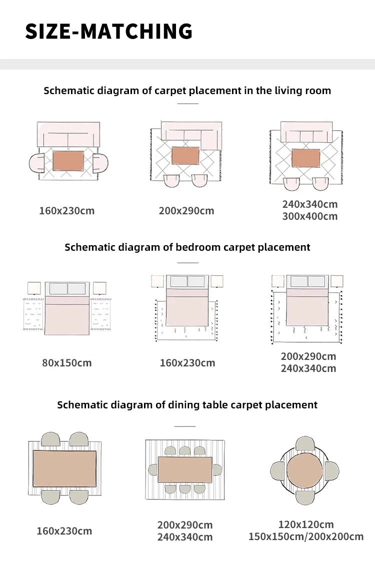 Minimalist Geometric Area Rug - Luxury Black & White Carpet for Living Room & Bedroom