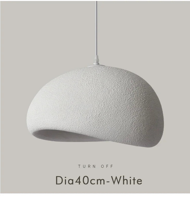 Minimalist Wabi Sabi LED Pendant Lamp for Living Dining Room Bar Home Decor Hanging Chandelier Bedroom Loft Art Lighting Fixture