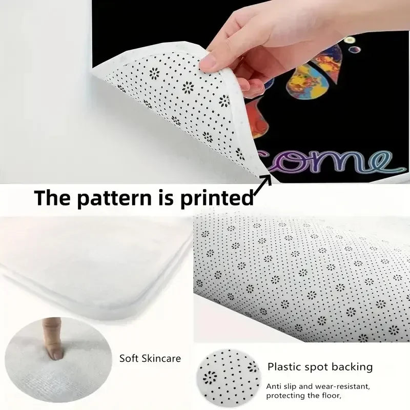 Modern Geometric Area Rug - Soft Luxury Carpet for Living Room & Bedroom