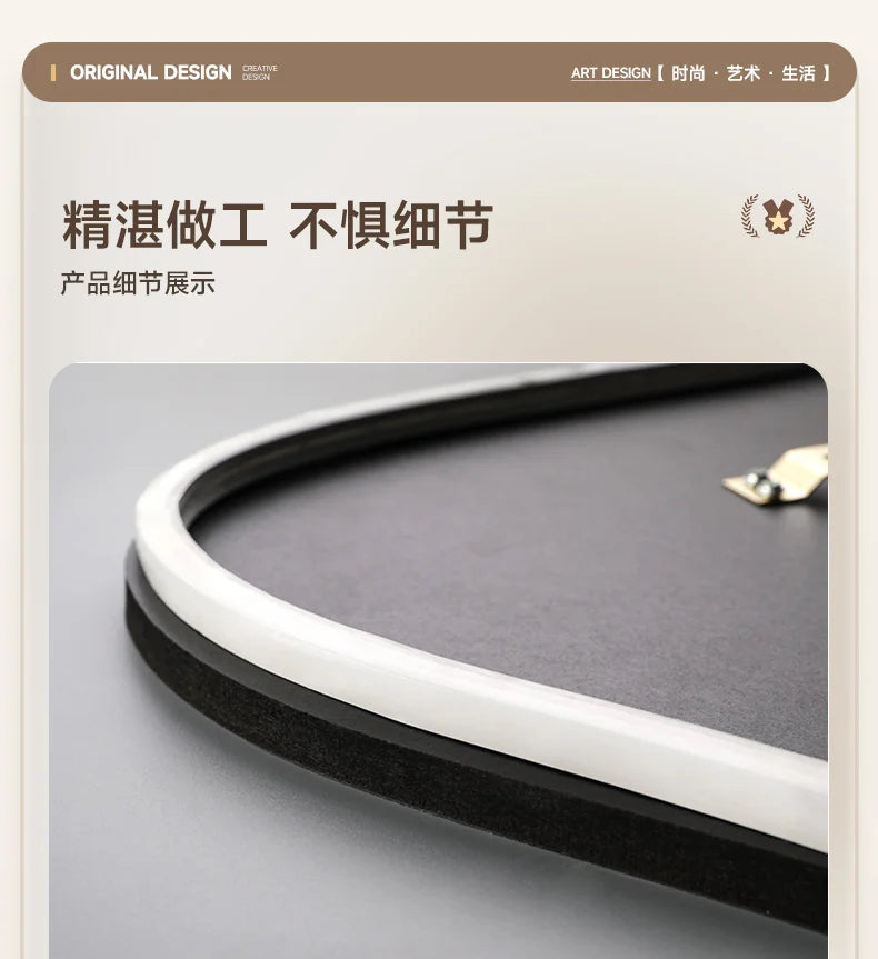 Feather Design Wall Clock With LED Lighting Luxury TV Background Art For Living Room Contemporary Wall Decor