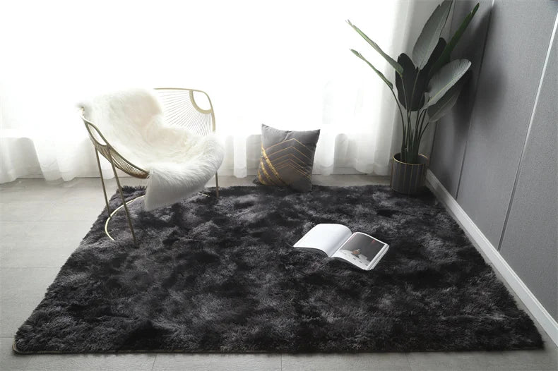 Premium Fluffy Shag Rug - Extra Soft Area Carpet for Living Room