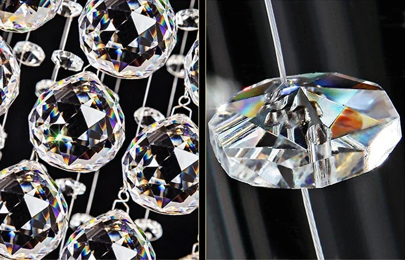 Modern Crystal Chandelier Square Luxury Lamp Indoor Hanging Lighting Equipment For Living Room Dining Room Lobby Ceiling Lustres