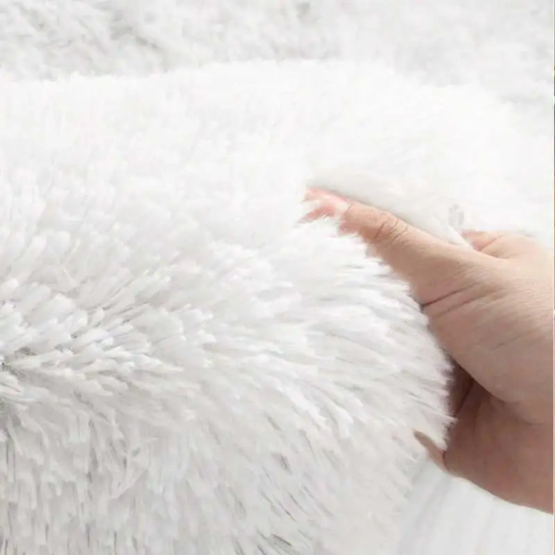 Furry Plush Area Rug - Modern Nordic Style Carpet for Living Room & Bedroom