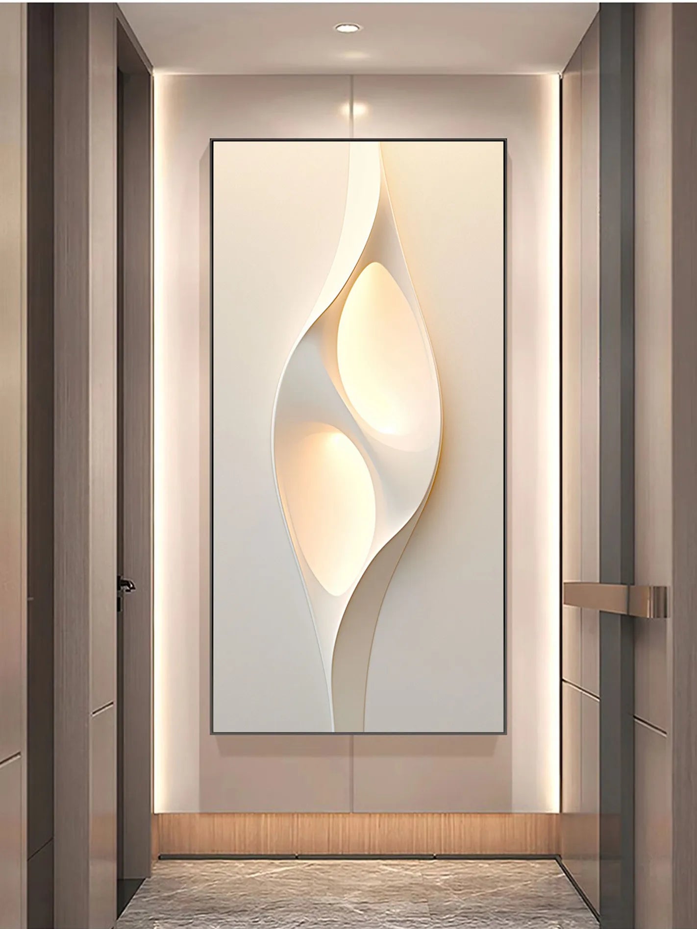 Modern Minimalist LED Wall Art - Abstract Entryway Decorative Painting