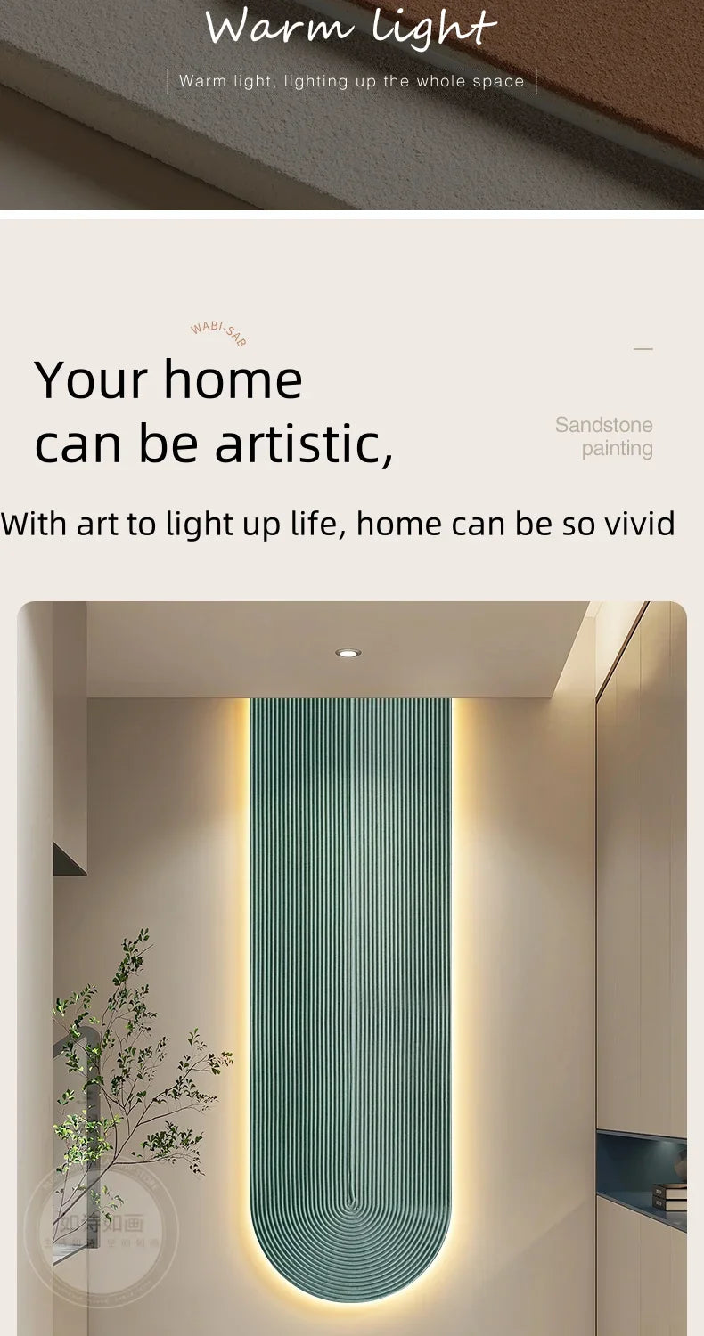 Modern LED Wall Lamp - Minimalist Line Light Fixture