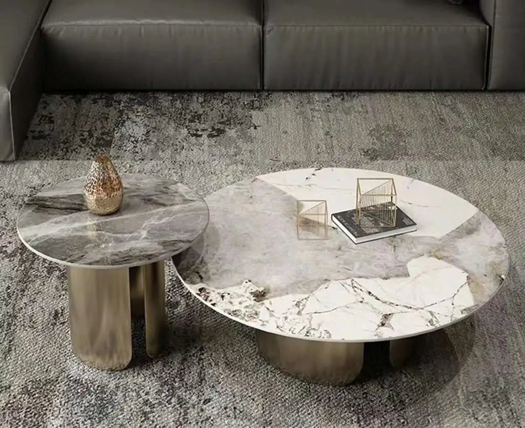Marble Nordic Coffee Table - Mid Century Modern Design
