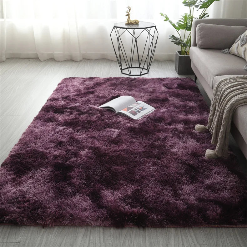 Premium Fluffy Shag Rug - Extra Soft Area Carpet for Living Room