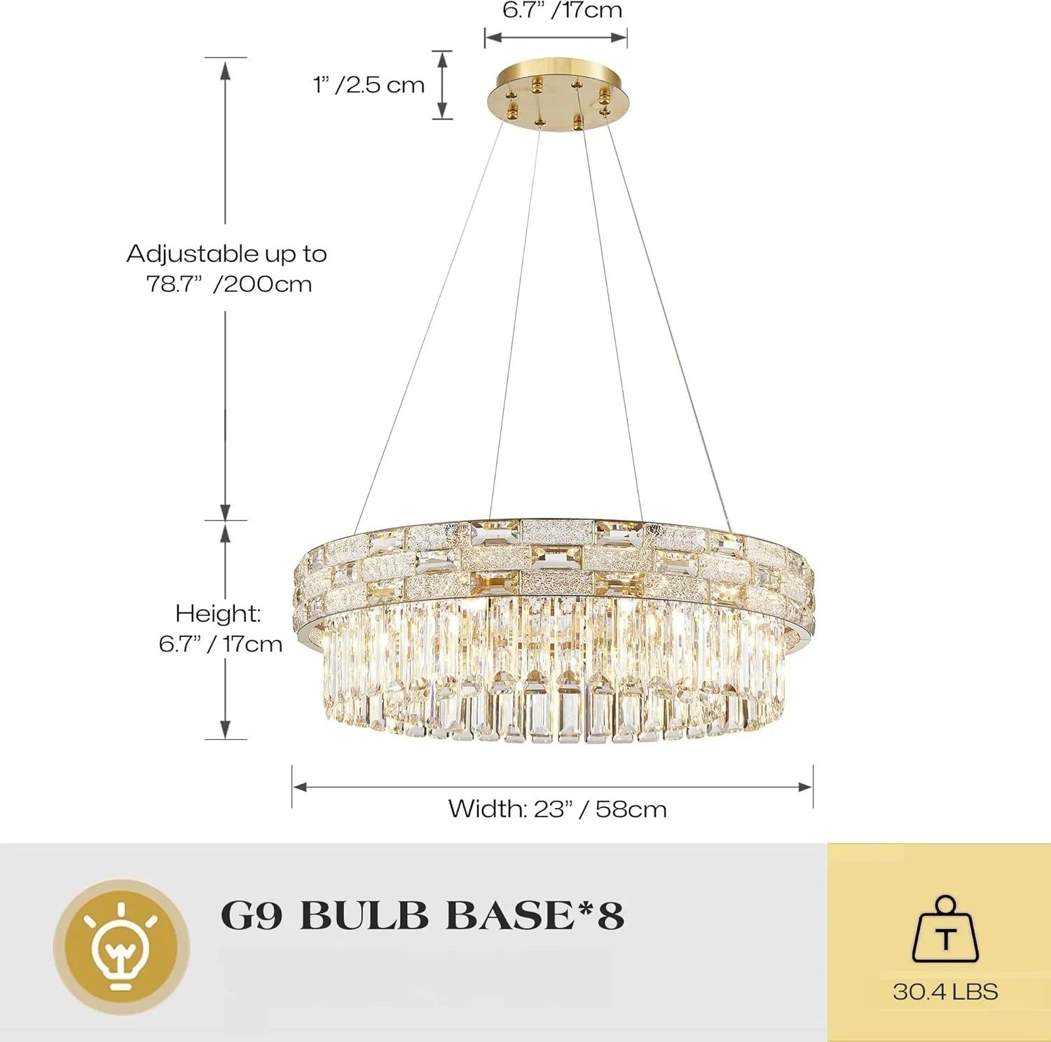 Modern Gold Crystal Chandeliers for Dining Room Living Room Vila Luxury Large Chandelier Pendant Light Fixture Kitchen Island