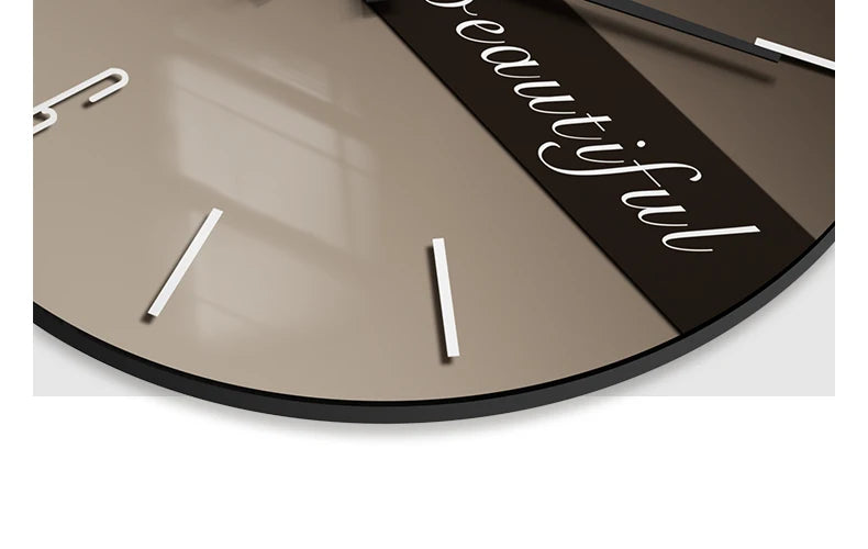 Modern LED Wall Clock - Luxury Restaurant & Living Room Decorative Art