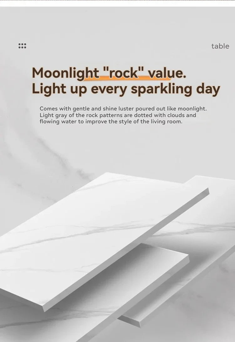 Modern Coffee Table With 2 Storage Drawers For Living Room Faux Marble Leaf Shape Coffee End Tables With Sturdy Metal Base