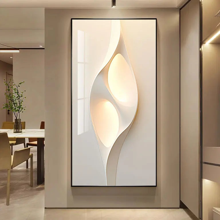 Modern Minimalist LED Wall Art - Abstract Entryway Decorative Painting