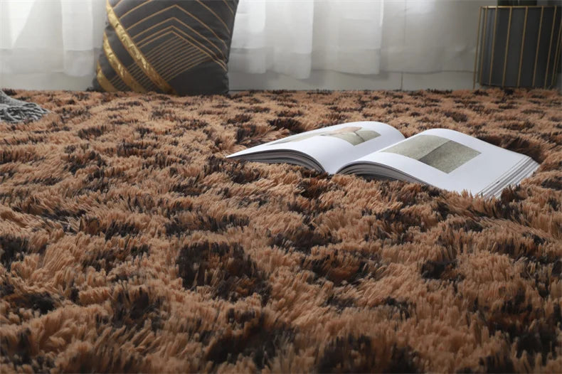 Premium Fluffy Shag Rug - Extra Soft Area Carpet for Living Room