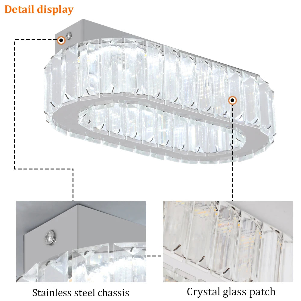 Modern Crystal Led Ceiling Lamp Hotel Lobby Dinning Room Ceiling Chandelier Light Fixture Home Decoration Pendant Lights Lustres