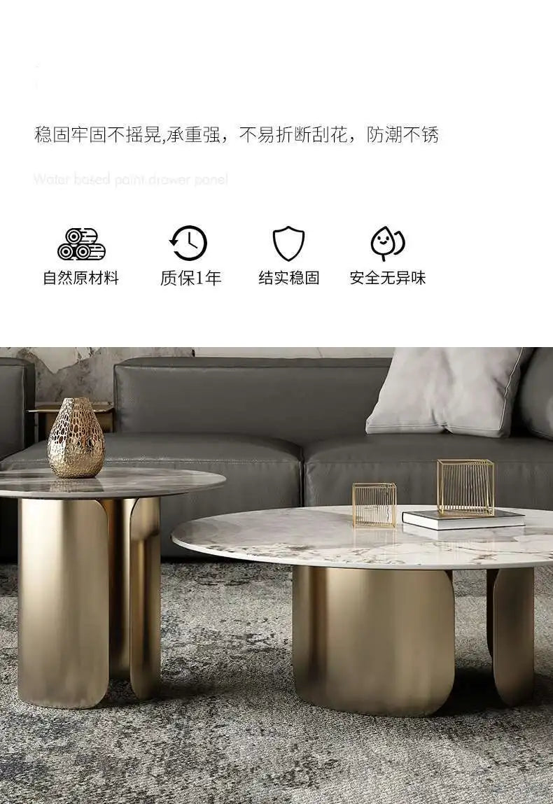 Marble Nordic Coffee Table - Mid Century Modern Design