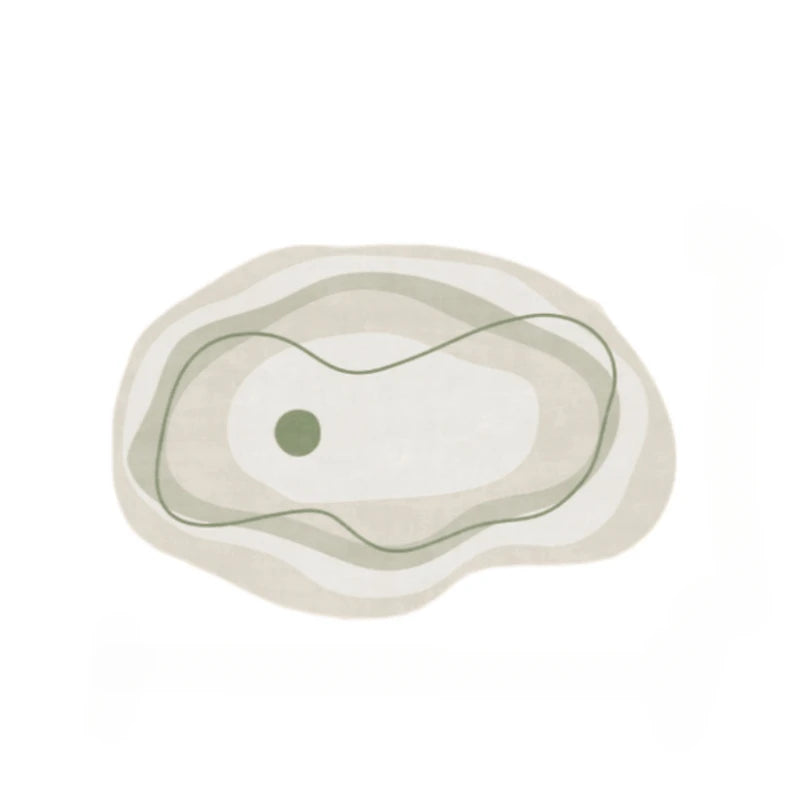 Modern Irregular Area Rug - Washable Soft Carpet for Living Room & Kids Room