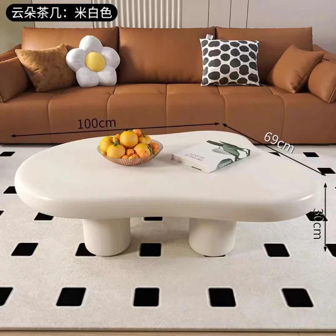 Cream Style Cloud Coffee Table - Modern Living Room Furniture