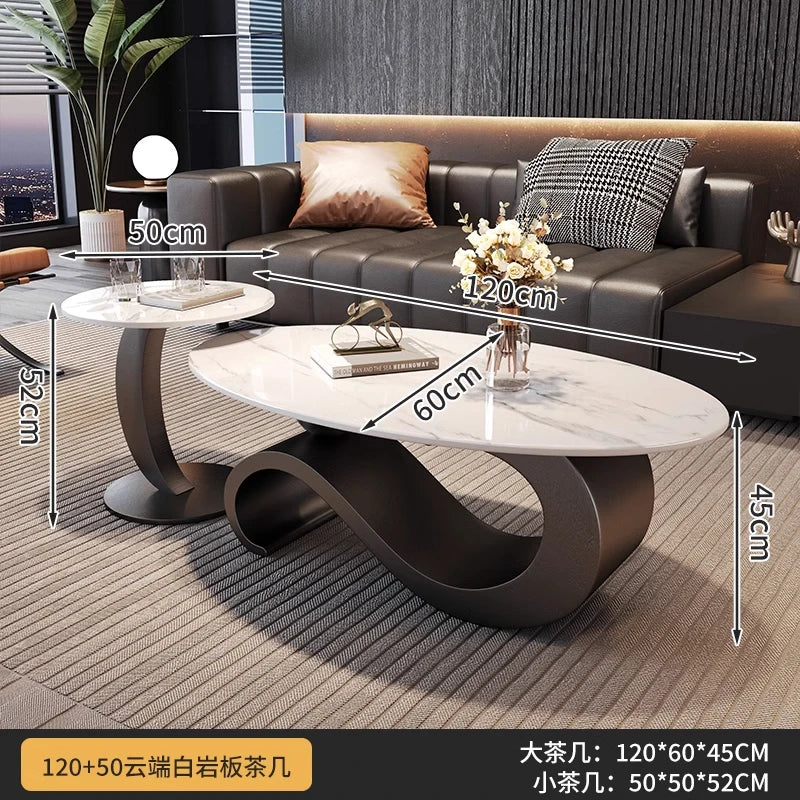 Modern Round Coffee Table - Italian Designer Style