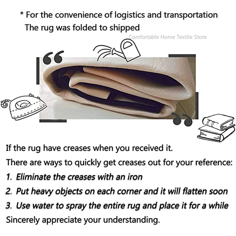 Luxury Gold Geometric Area Rug - Non-Slip Washable Carpet for Living Room & Bedroom