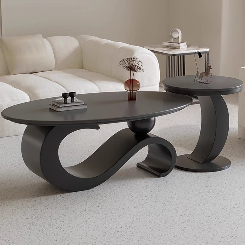 Modern Round Coffee Table - Italian Designer Style
