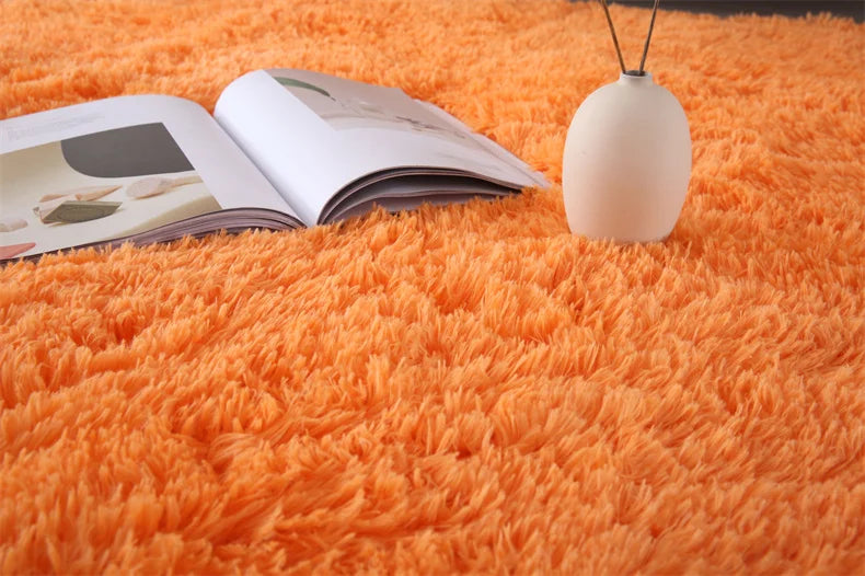 Premium Fluffy Shag Rug - Extra Soft Area Carpet for Living Room