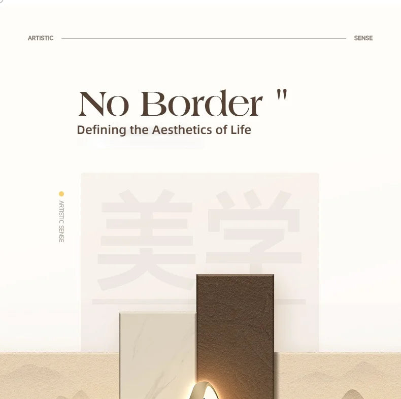 Modern Wabi Sabi LED Wall Art - Luxury Decorative Light Painting