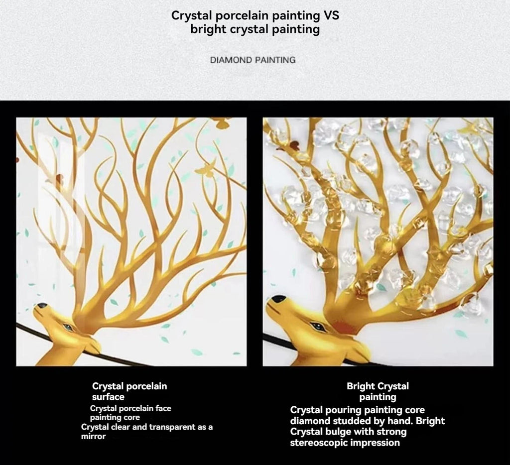 Chinese Style Welcome Pine LED Wall Art - Waterfall Landscape Canvas Painting