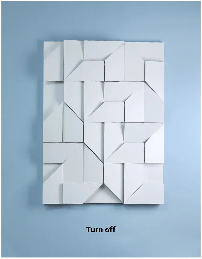 LED Wall Art Sconce - Creative Background Light for Modern Interiors