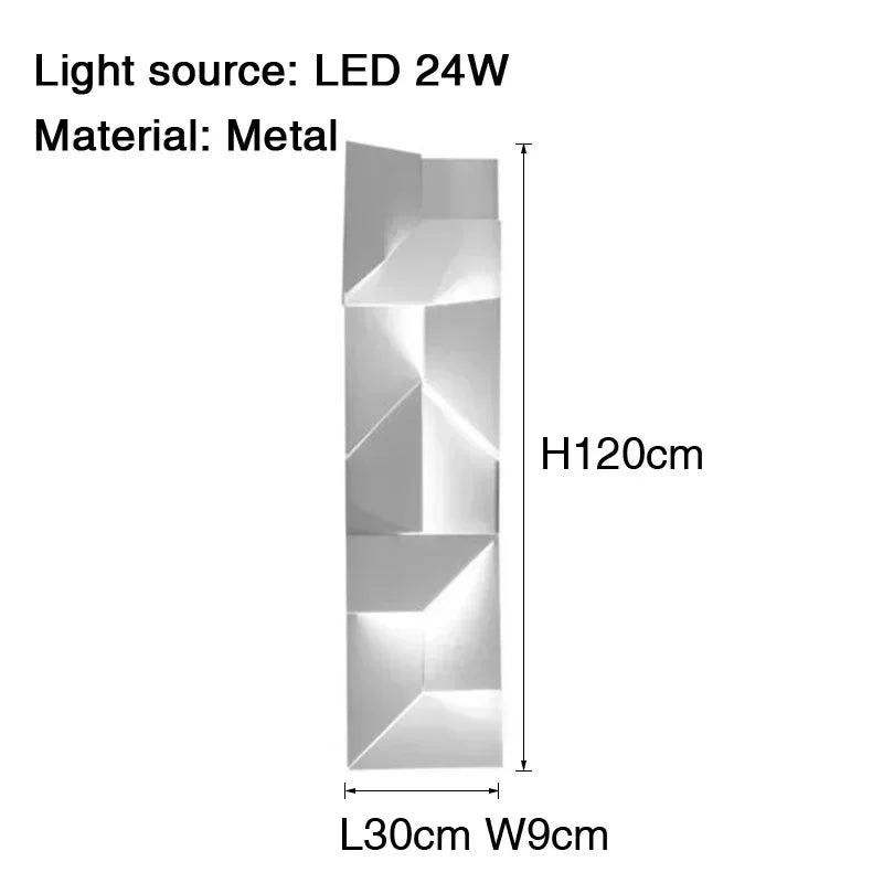 LED Wall Art Sconce - Creative Background Light for Modern Interiors