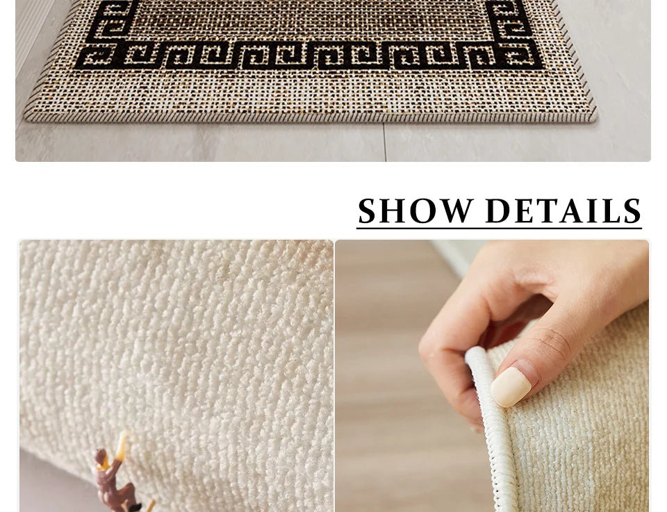 Kitchen Runner Rug - Non-Slip Long Strip Floor Mat for Kitchen & Hallway