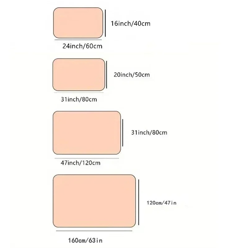 Modern Geometric Area Rug - Soft Luxury Carpet for Living Room & Bedroom