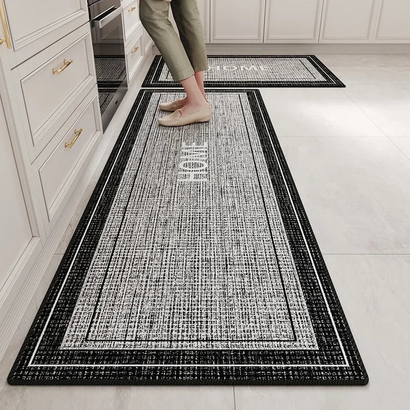 Kitchen Runner Rug - Non-Slip Long Strip Floor Mat for Kitchen & Hallway