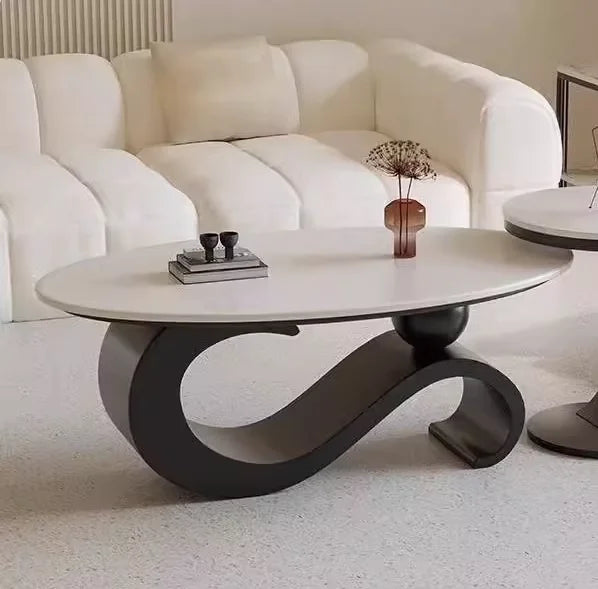 Modern Round Coffee Table - Italian Designer Style