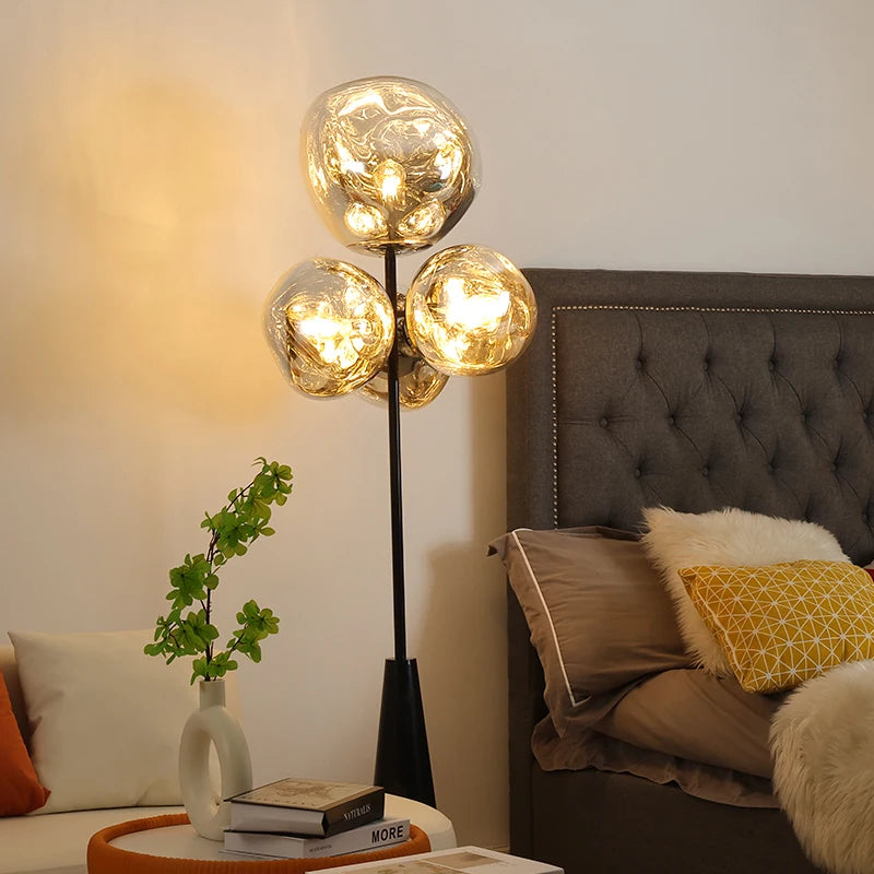 Luxury Simplified Floor Lamp - Modern Standing Light for Living Room & Bedroom
