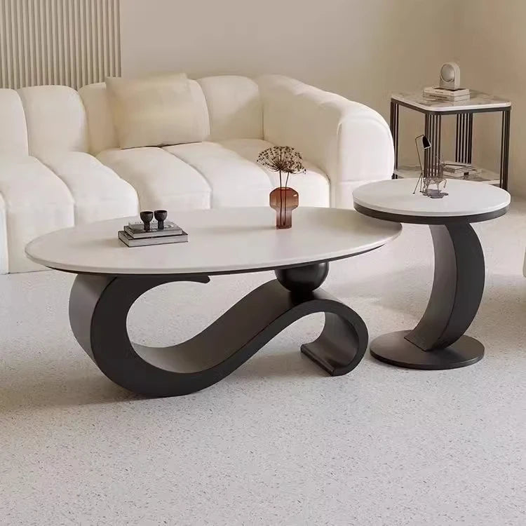 Modern Round Coffee Table - Italian Designer Style